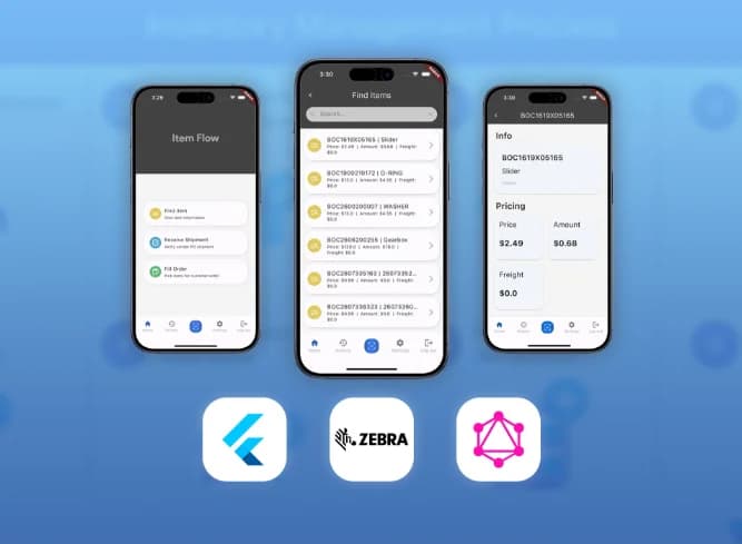 ABC Inventory Management Mobile Interface